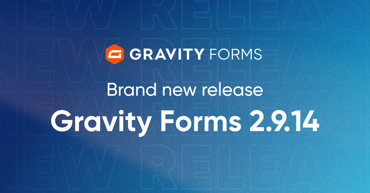 New version: Gravity Forms 2.9.14 - Reggaeretro